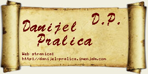 Danijel Pralica vizit kartica